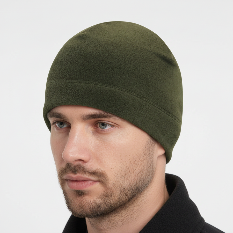 Fleece-beaniemuts voor uniseks - lichte thermische gebreide muts voor buiten