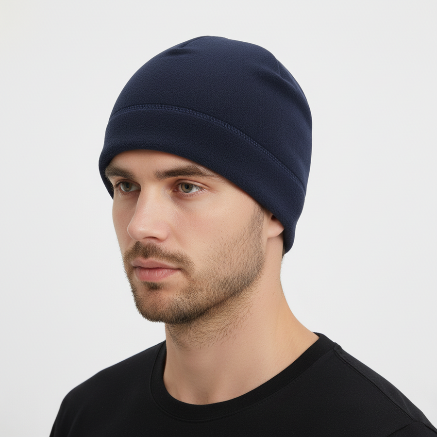 Fleece-beaniemuts voor uniseks - lichte thermische gebreide muts voor buiten