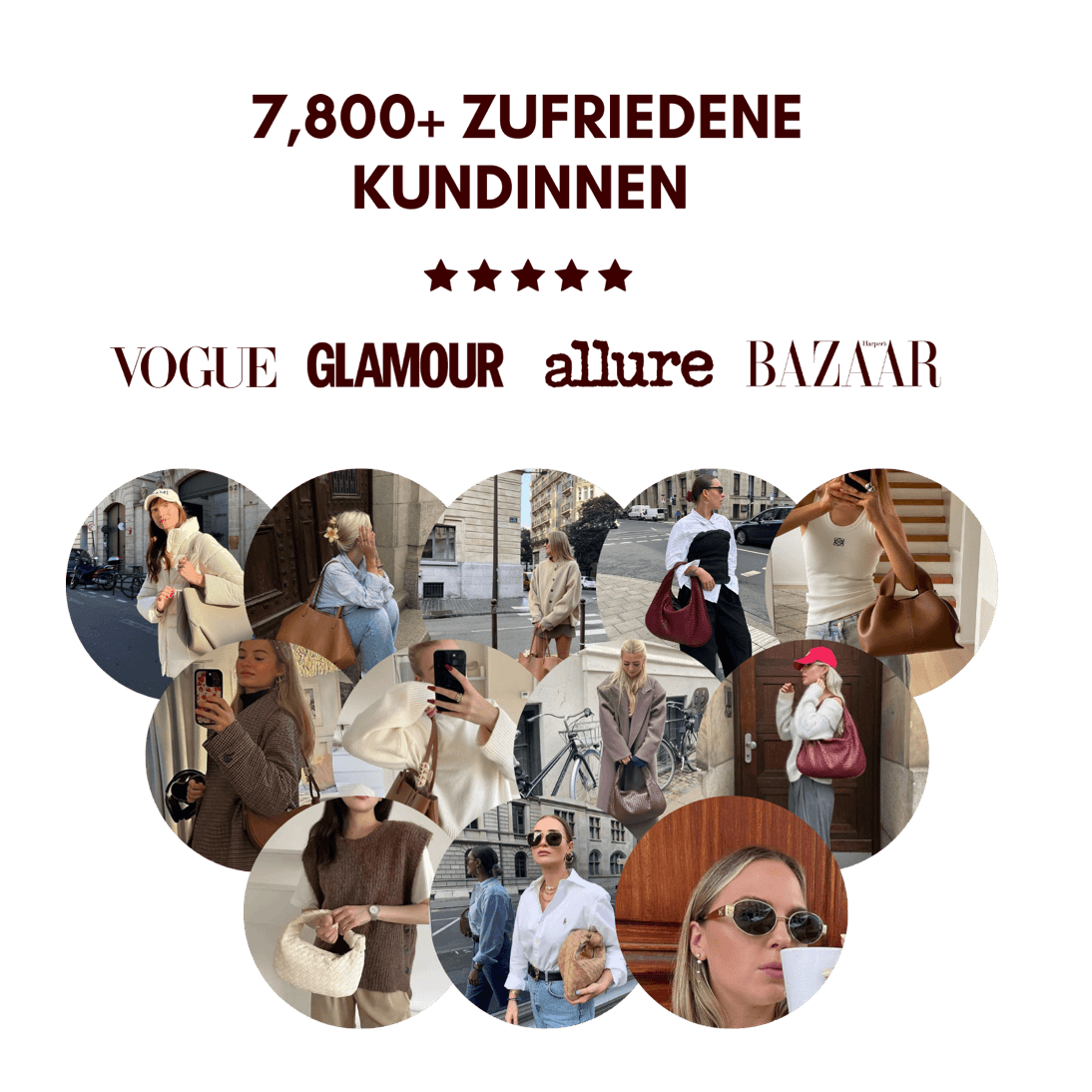 Damen Vintage Tote Bag – Modische Shopper Handtasche für Alltag & Freizeit