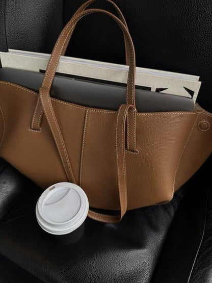 Damen Vintage Tote Bag – Modische Shopper Handtasche für Alltag & Freizeit