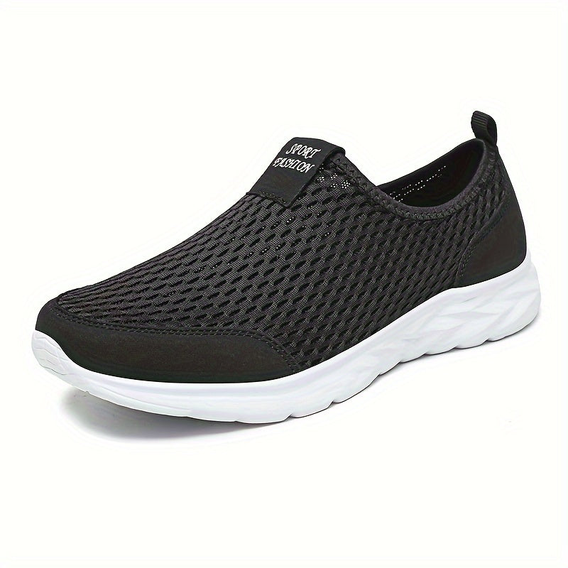 Herren Mesh-Slip-On Sportschuhe für Freizeit und Training – Atmungsaktive Sneaker