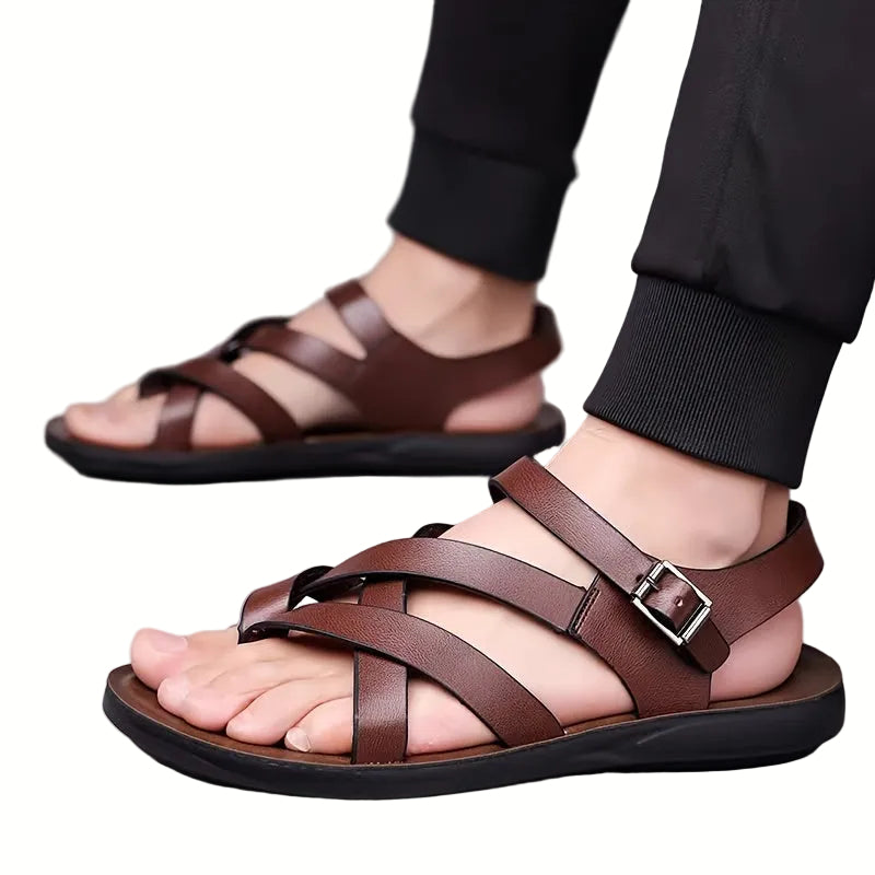 Herren Outdoor-Sandalen mit modischem Riemendesign für Freizeit und Wandern