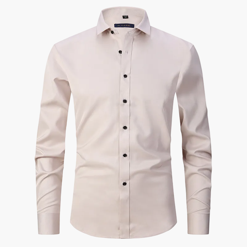 Herren Business-Hemd Slim Fit – Elegantes Knitterfreies Langarmhemd für Büro & Freizeit