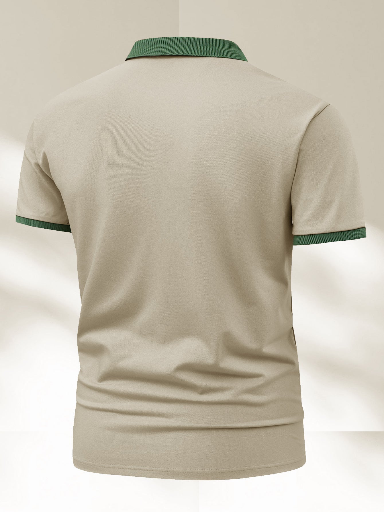 Herren Poloshirt mit Kontrastkragen – Eleganter Freizeit- und Business-Stil, World Environmental Awareness Edition