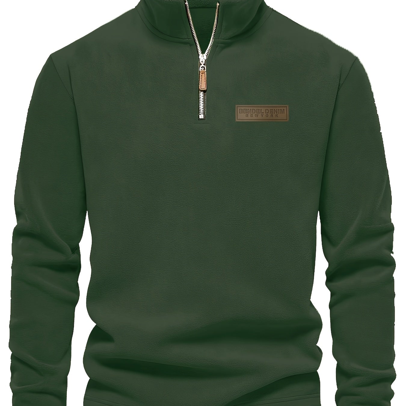 Herren Quarter-Zip Pullover – Moderner Freizeitstil mit Stehkragen und dezentem Logo