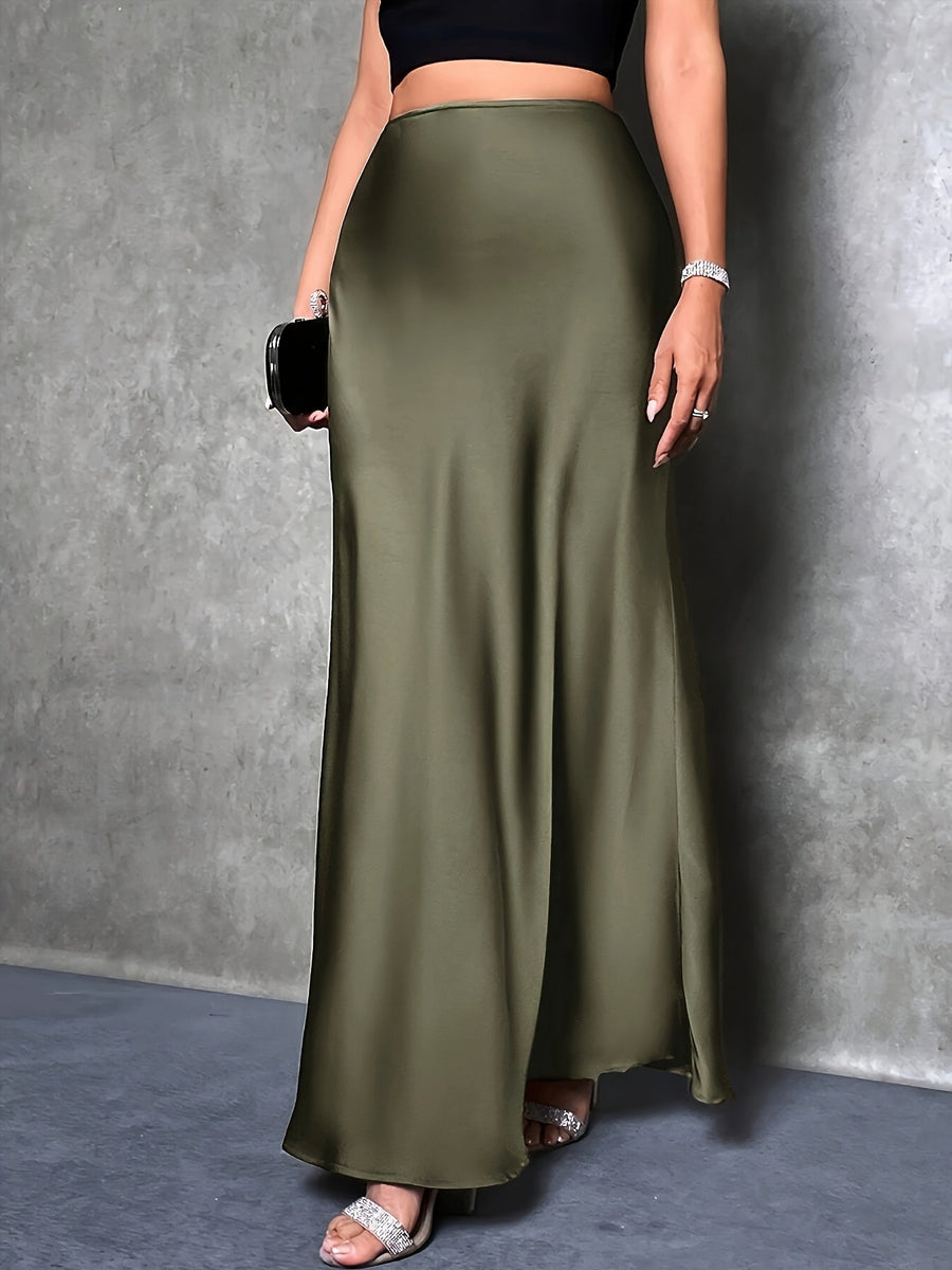 Damen Eleganter Maxirock für festliche Anlässe und Abendmode