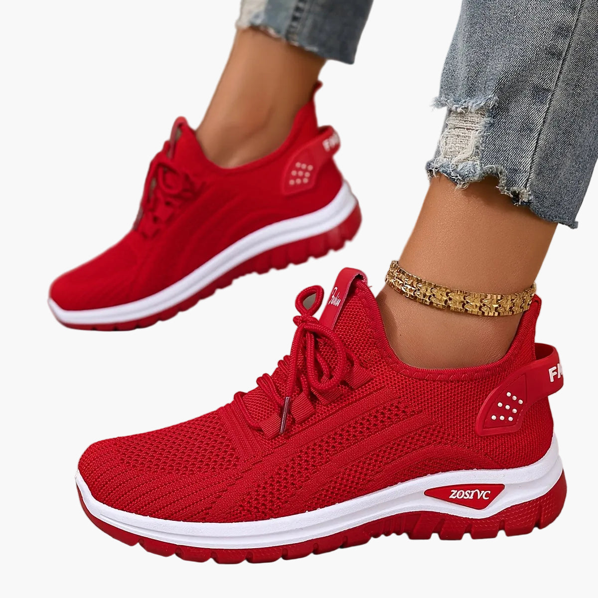 Damen Sneaker Freizeit leichte Sportschuhe für Alltag und Fitness