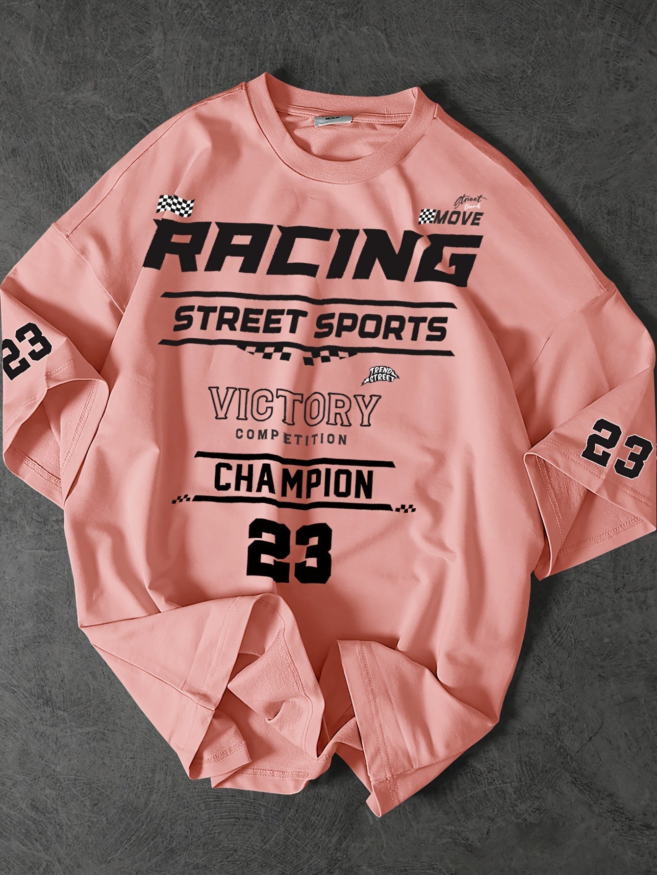 Herren Streetwear Racing Champion T-Shirt – Sportliches Freizeitshirt mit Print