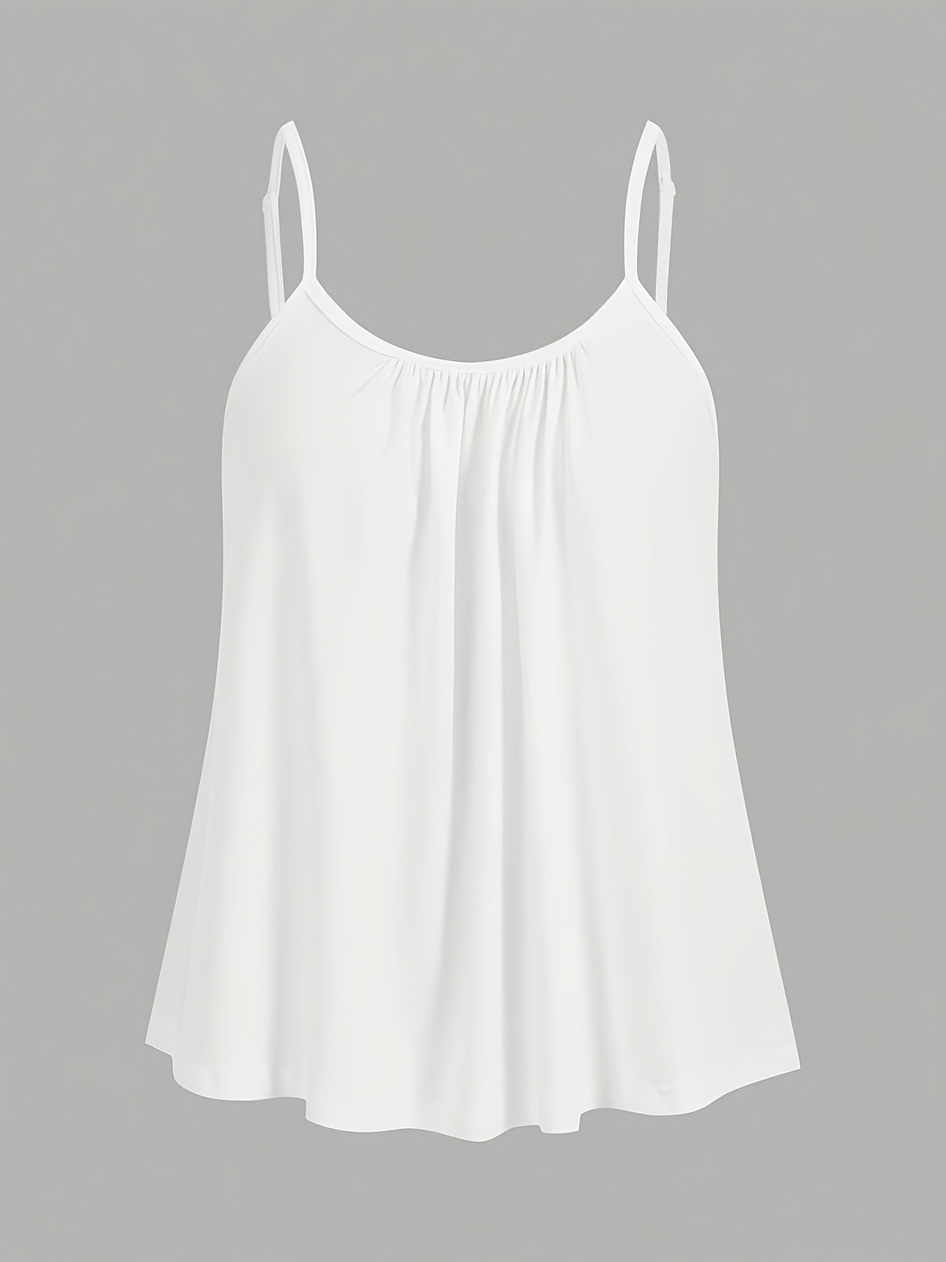 Damen Spaghettiträger Top Set – Locker geschnittene, elegante Basics für Alltag & Freizeit