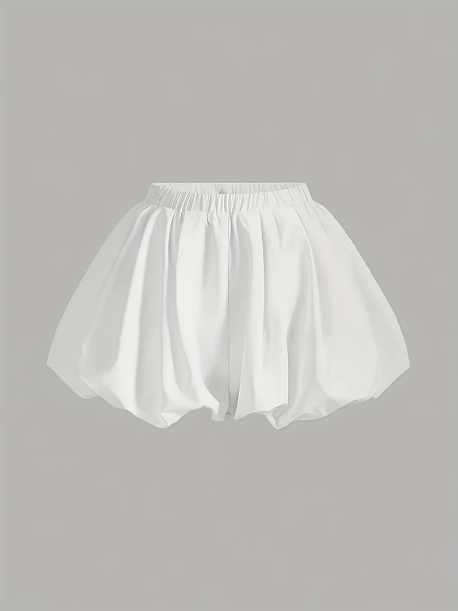 Damen Ballonshorts Modisch Voluminöses Design Freizeit