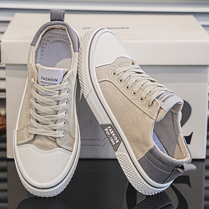 Herren Low-Top Sneaker im Retro-Skateboard Stil – Modische Freizeitschuhe für Alltag und Streetwear