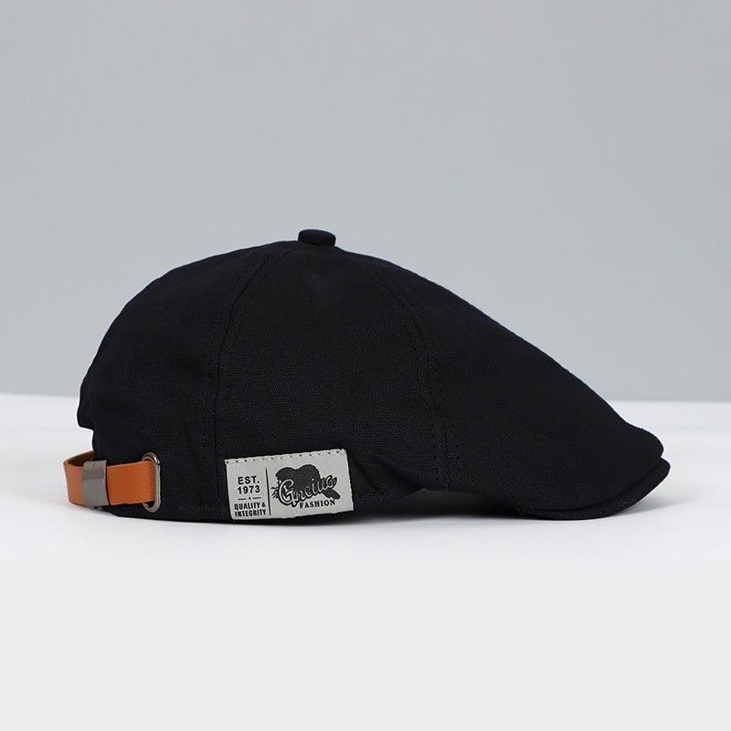 Schiebermütze Unisex Casual Mütze mit verstellbarem Riemen in verschiedenen Farben