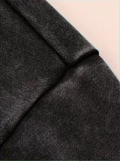 Unisex Kapuzenjacke mit Reißverschluss, Washed Schwarz