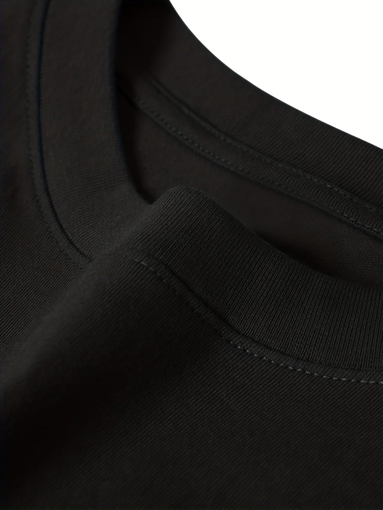Herren Langarmshirt mit Totenkopf-Druck und Spruch – Rundhals