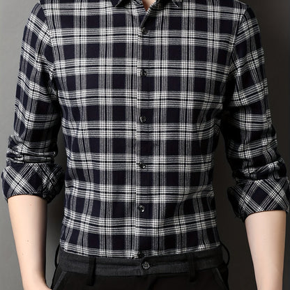 Herren Karohemd Modern Fit – Elegantes Business und Freizeit Hemd