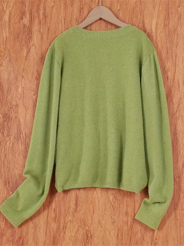 Damen Strick Cardigan mit Knopfleiste und Taschen in verschiedenen Farben