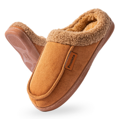 Unisex Winter Hausschuhe Slipper gefüttert mit weichem Plüschrand – verschiedene Farben