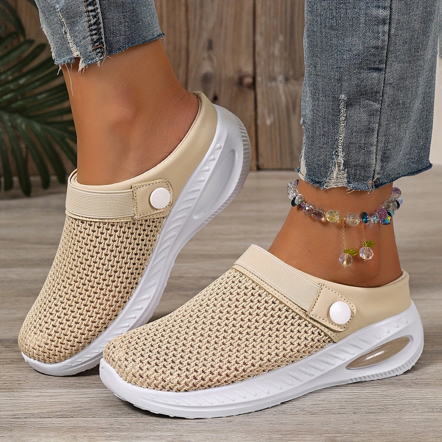 Damen Slip-On Mesh Clogs mit Komfort und sportlichem Design