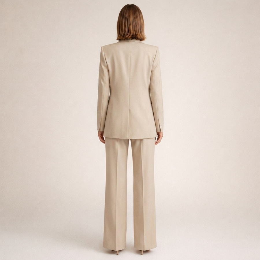 Dames zakelijke pakset: blazer en broek in verschillende kleuren
