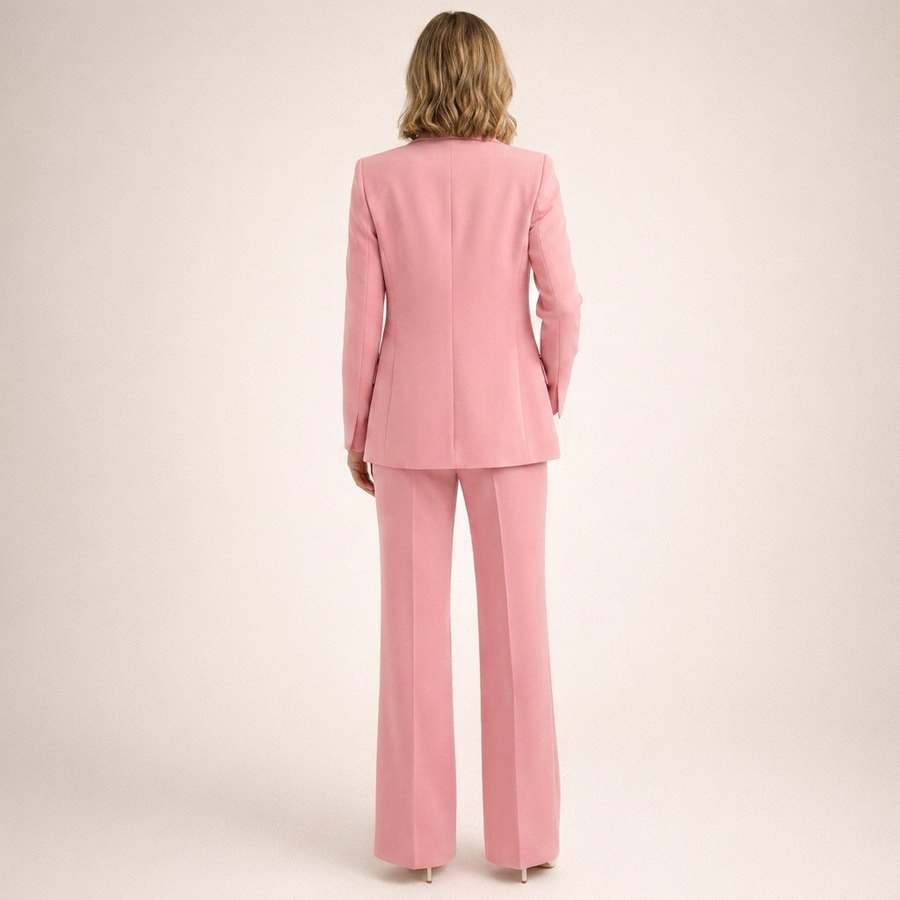Dames zakelijke pakset: blazer en broek in verschillende kleuren