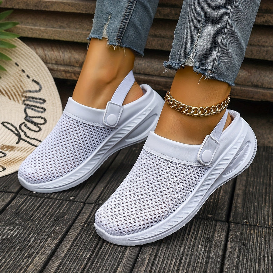 Damen Slip-On Mesh Clogs mit Komfort und sportlichem Design