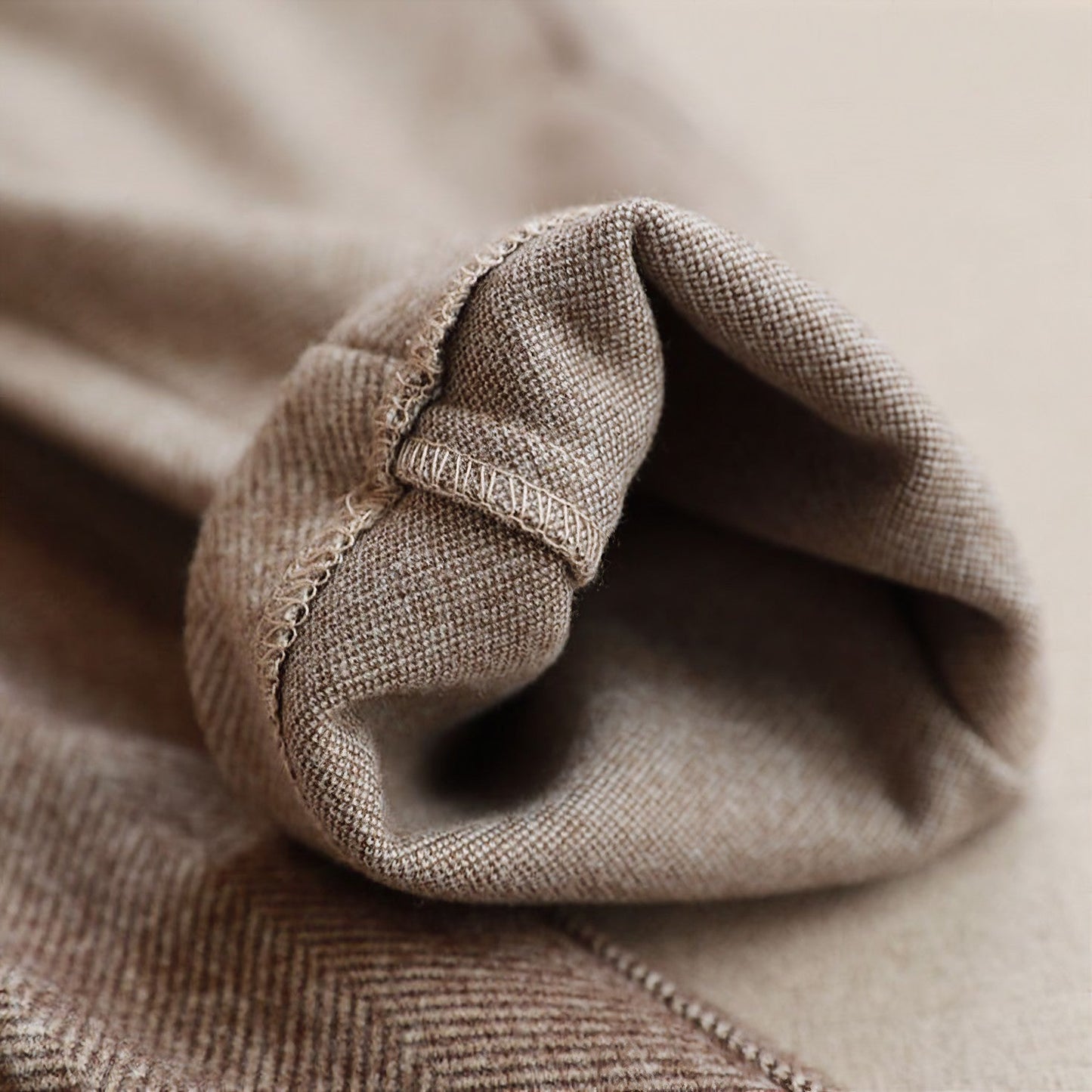 Damen Elegante Business-Hose – Klassische Veganer Wollhose für Büro und Alltag