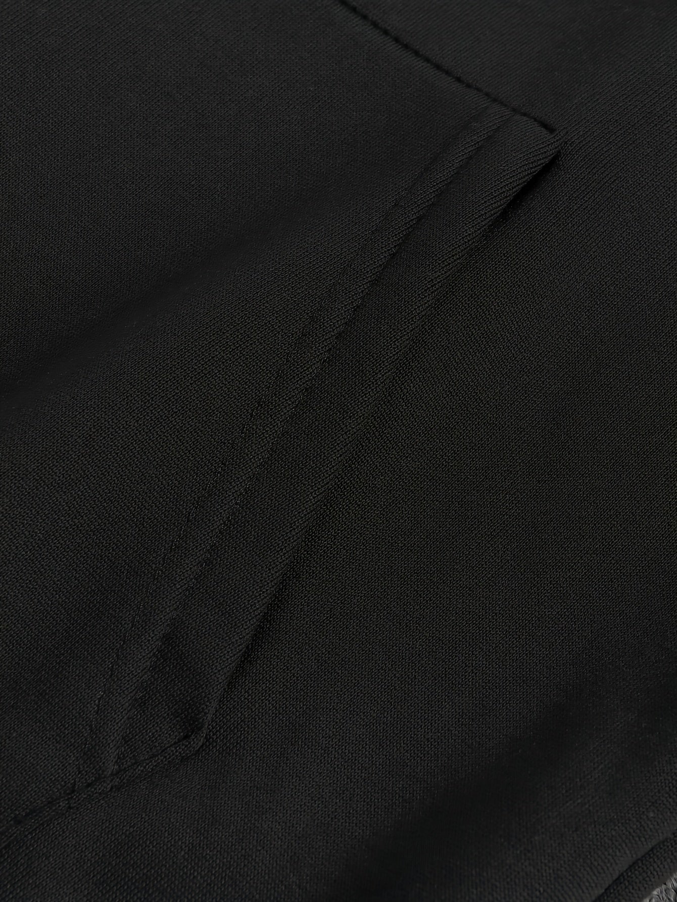 Herren Freizeit Anzug Set mit Steppweste, Kapuzenpullover und Jogginghose in Schwarz