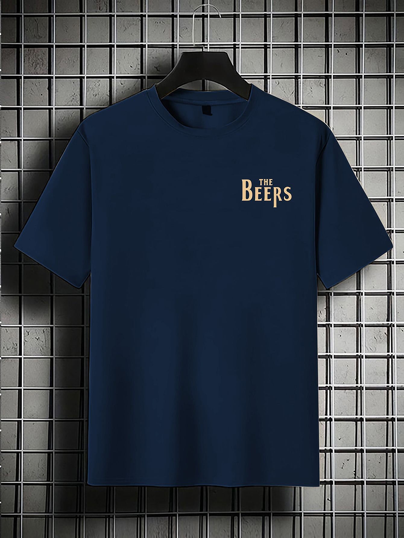 Herren T-Shirt mit witzigem "The Beers" Print – Musik- & Bierliebhaber Motiv, Freizeit & Party