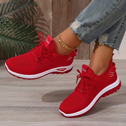 Damen Sneaker Freizeit leichte Sportschuhe für Alltag und Fitness