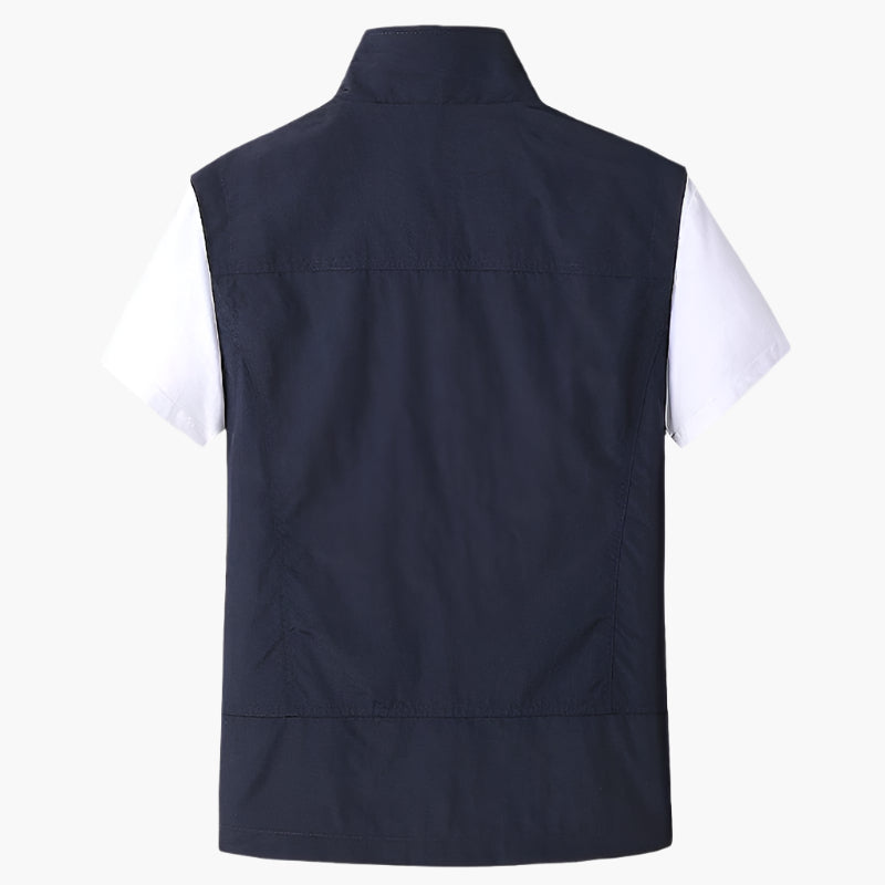 Herren Freizeitweste Modern – Vielseitige ärmellose Outdoor-Weste für Alltag und Freizeit