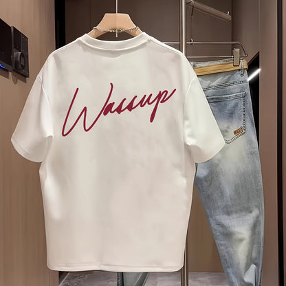Herren T-Shirt mit Script-Print und modernem Streetstyle-Look