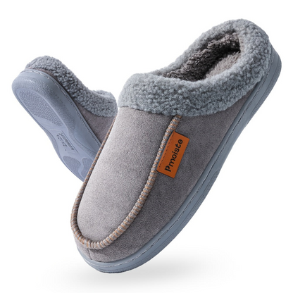 Unisex Winter Hausschuhe Slipper gefüttert mit weichem Plüschrand – verschiedene Farben