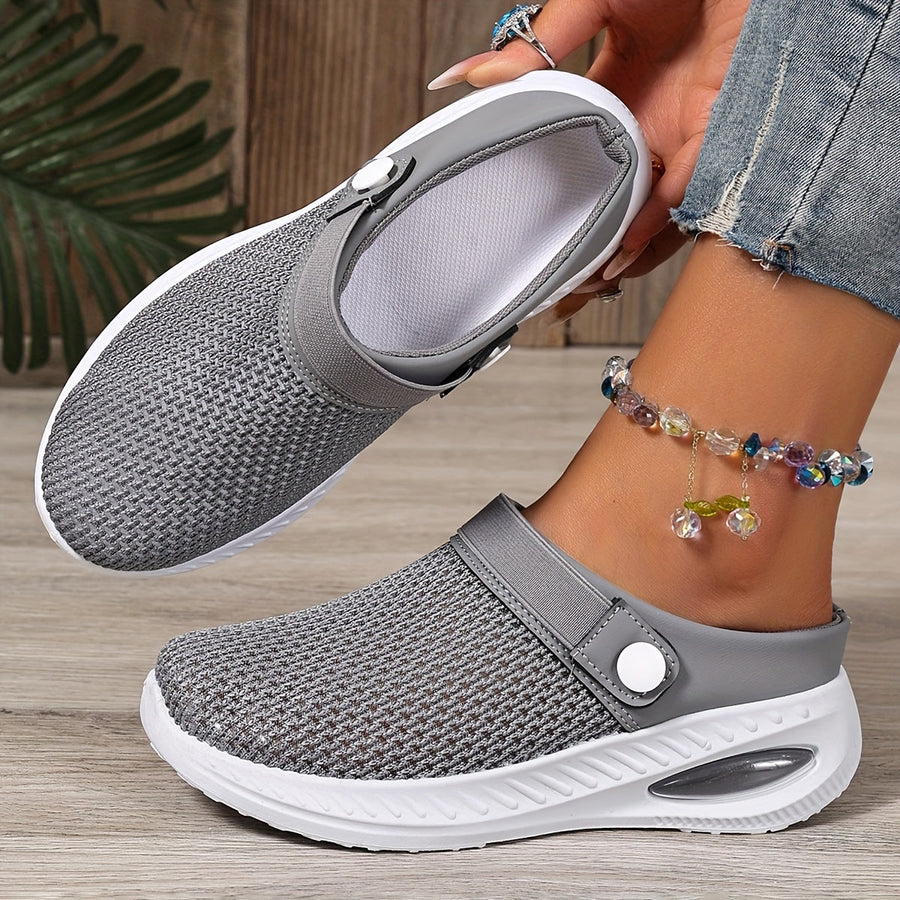 Damen Slip-On Mesh Clogs mit Komfort und sportlichem Design