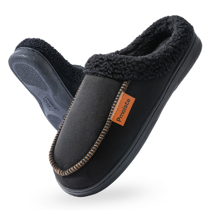 Unisex Winter Hausschuhe Slipper gefüttert mit weichem Plüschrand – verschiedene Farben