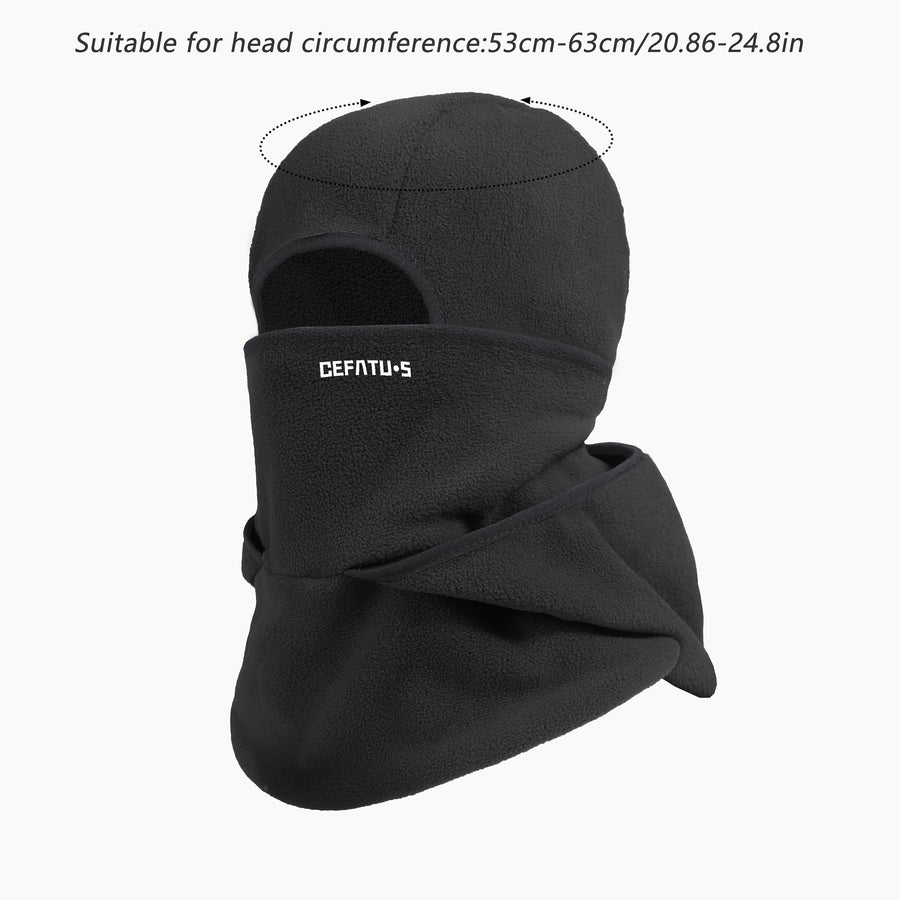 Winter Balaclava Unisex Sturmhaube Fleece Winddicht Warm Multifunktions-Kopfbedeckung
