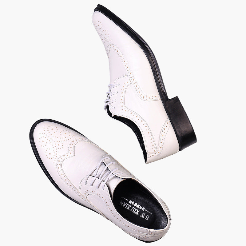 Herren Business Oxford Brogue Schnürschuhe – Elegante Klassiker für formelle Anlässe