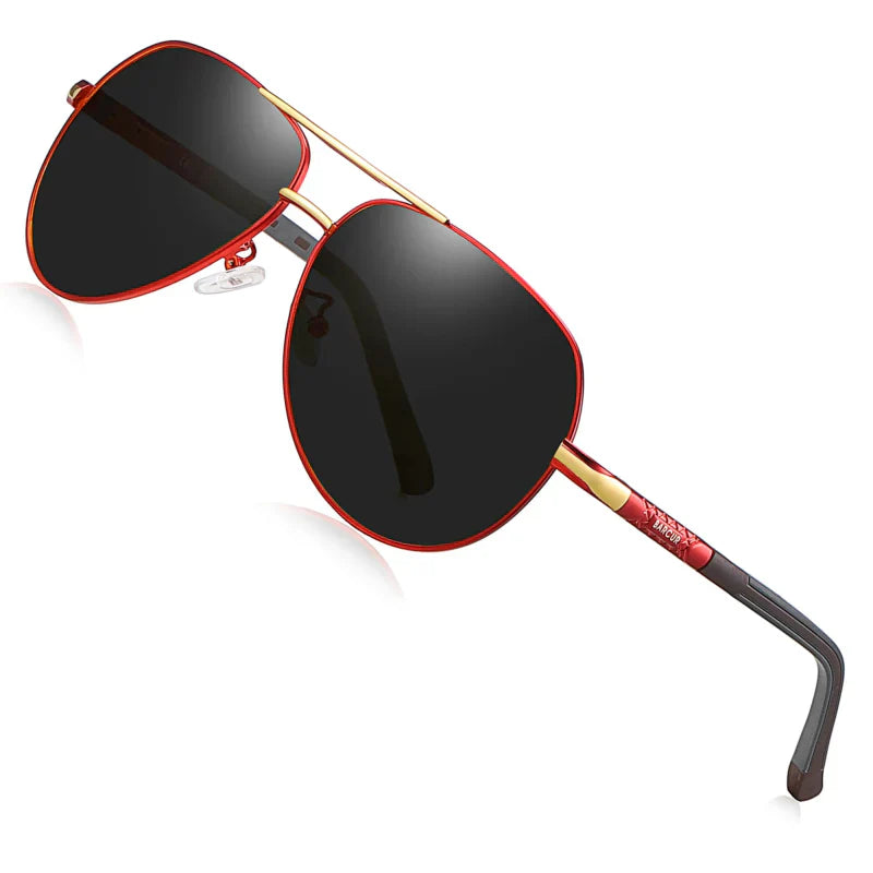 Sonnenbrille Pilotenstil verspiegelte Gläser Metallrahmen