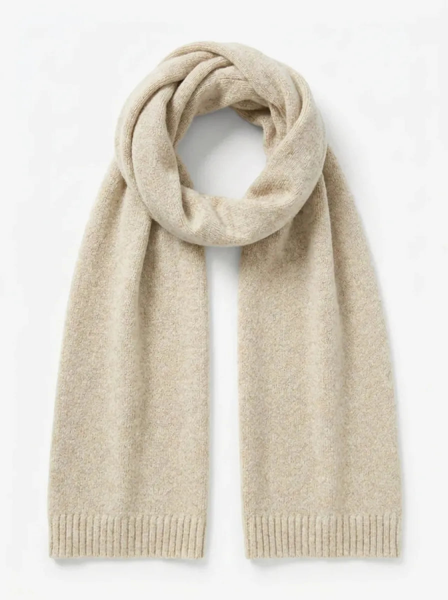 Unisex Winter Schal Weiches Strickmaterial Uni Farbe