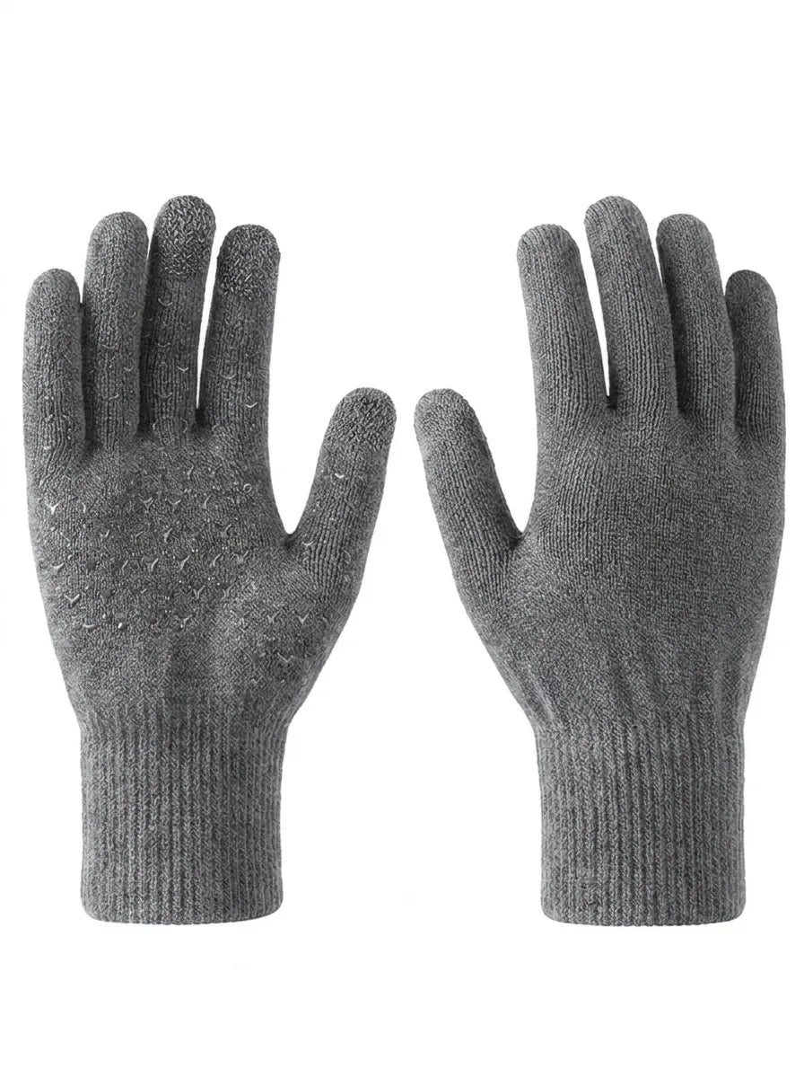 Unisex Winter Strickhandschuhe mit Touchscreen-Funktion