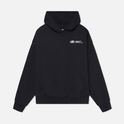 Unisex oversized hoodie met print op de rug