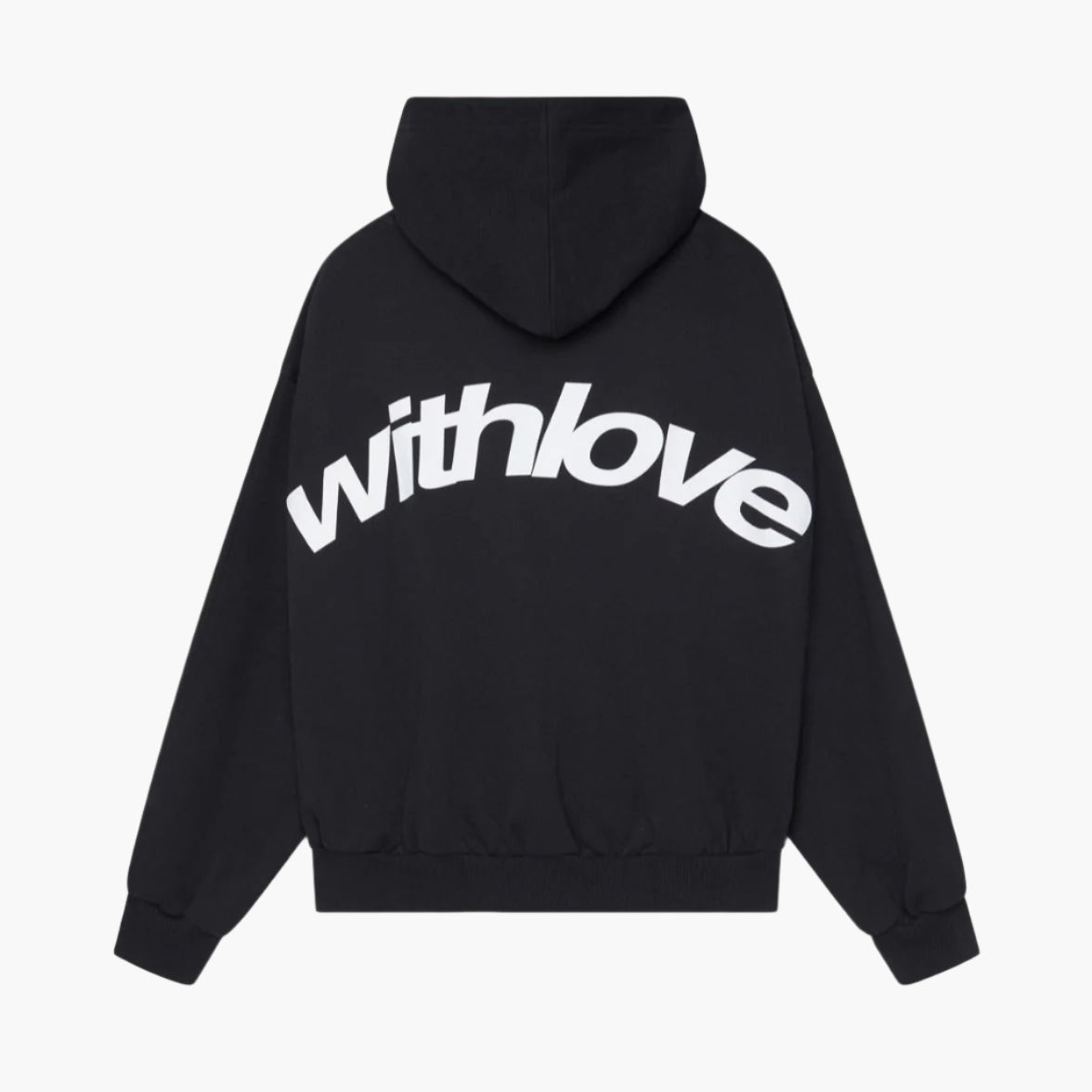 Unisex oversized hoodie met print op de rug