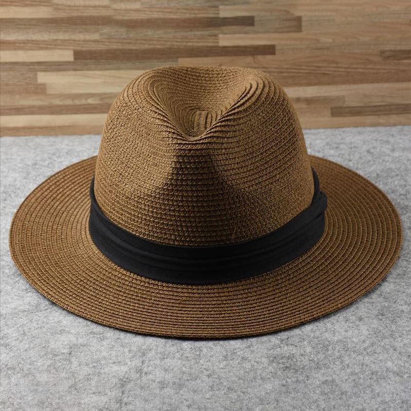 Unisex fedora met band van geweven materiaal in verschillende kleuren