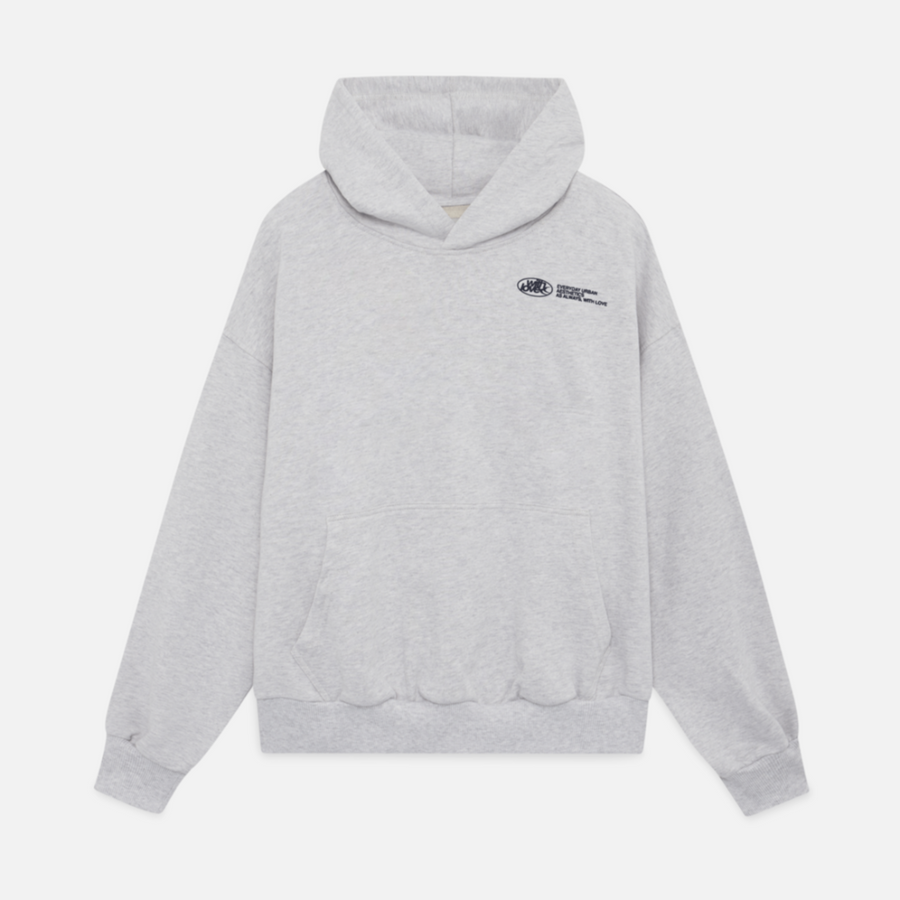 Unisex oversized hoodie met print op de rug
