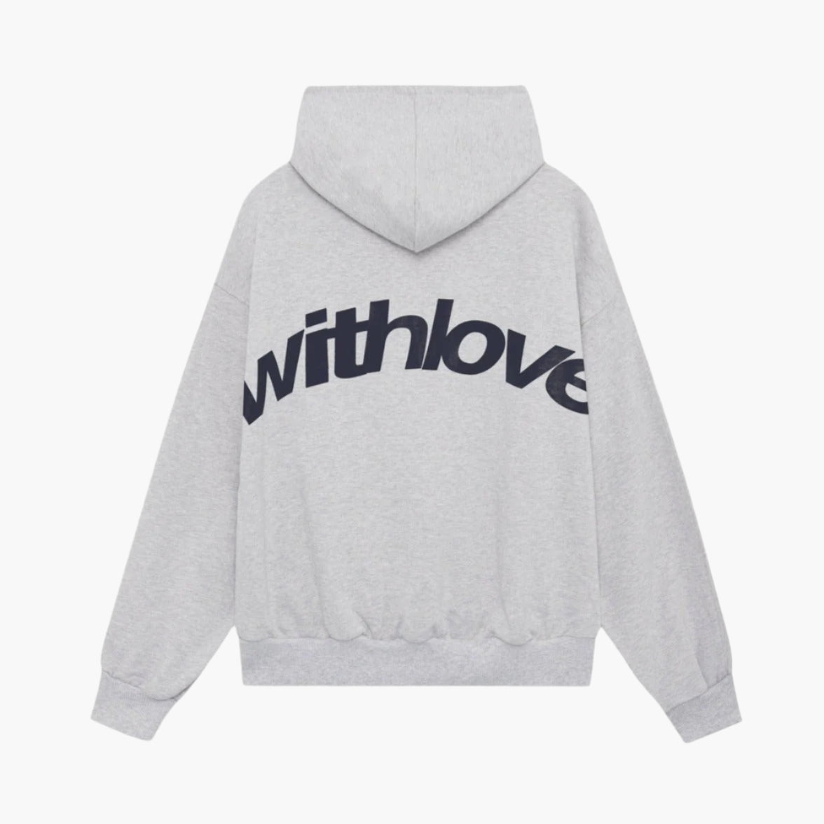 Unisex oversized hoodie met print op de rug