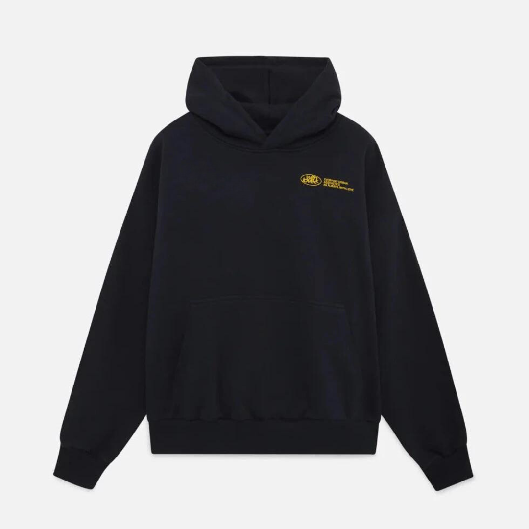 Unisex oversized hoodie met print op de rug