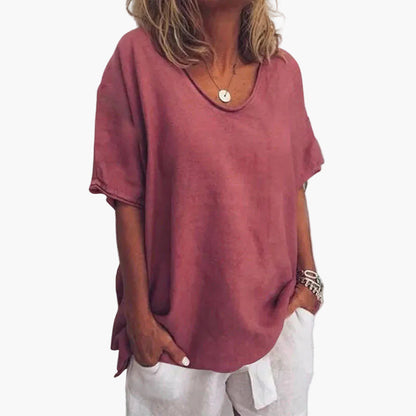 Damen Klassische Bluse mit Lockerer Passform – Lässig & Vielseitig für Alltag und Freizeit