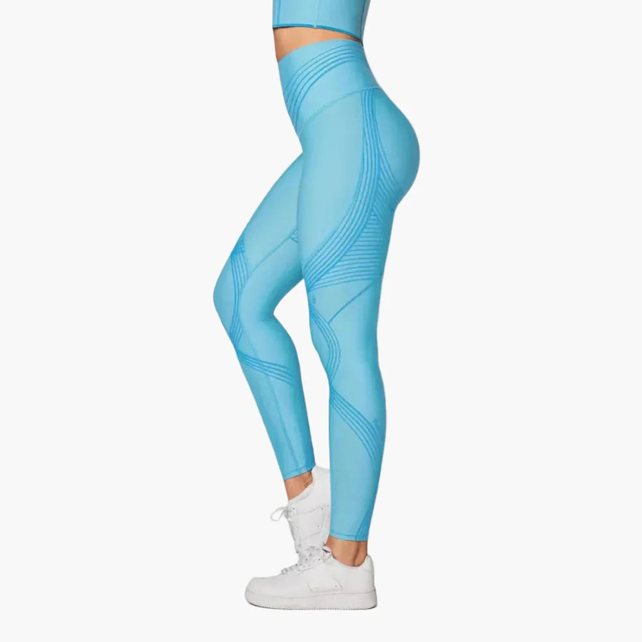 Damen Seamless Sportleggings mit Anti-Cellulite-Effekt – Figurformende Kompressionshose für Fitness & Alltag