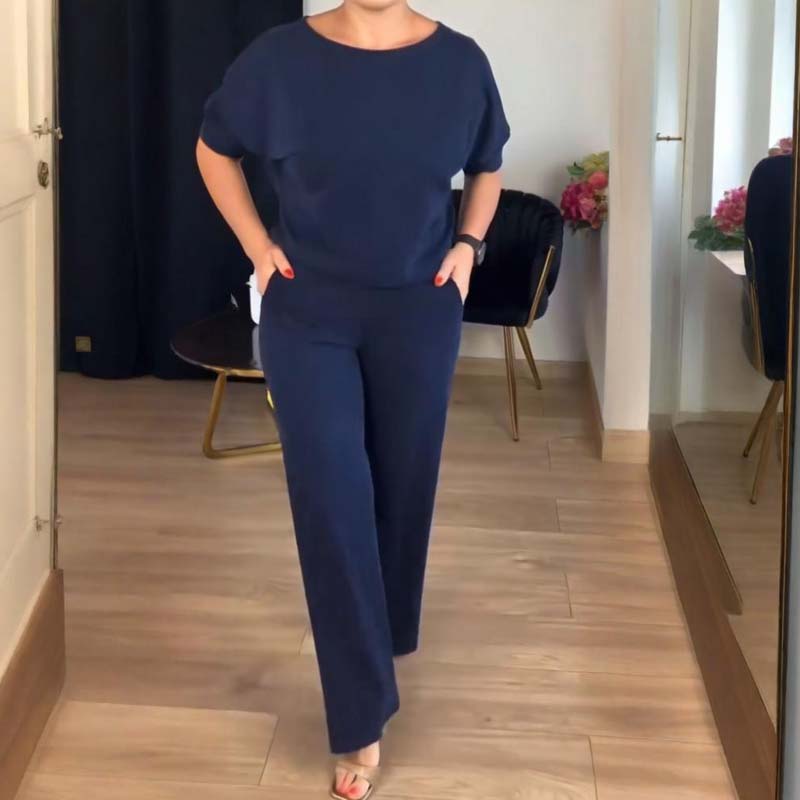 Damen 3-teiliges Business & Freizeit Set – Elegantes Outfit mit Blazer, Shirt & Hose für Büro und Alltag