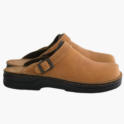 Herren Clogs Komfort Pantoletten mit Schnalle – Alltag & Freizeit
