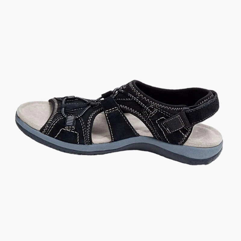 Damen Komfort-Sandalen für Alltag & Freizeit – Orthopädische Sommerschuhe mit verstellbaren Riemen